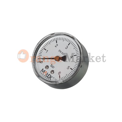 Манометр тиску повітря 0-6 bar під редуктор Typ - DK06FN 1/2"